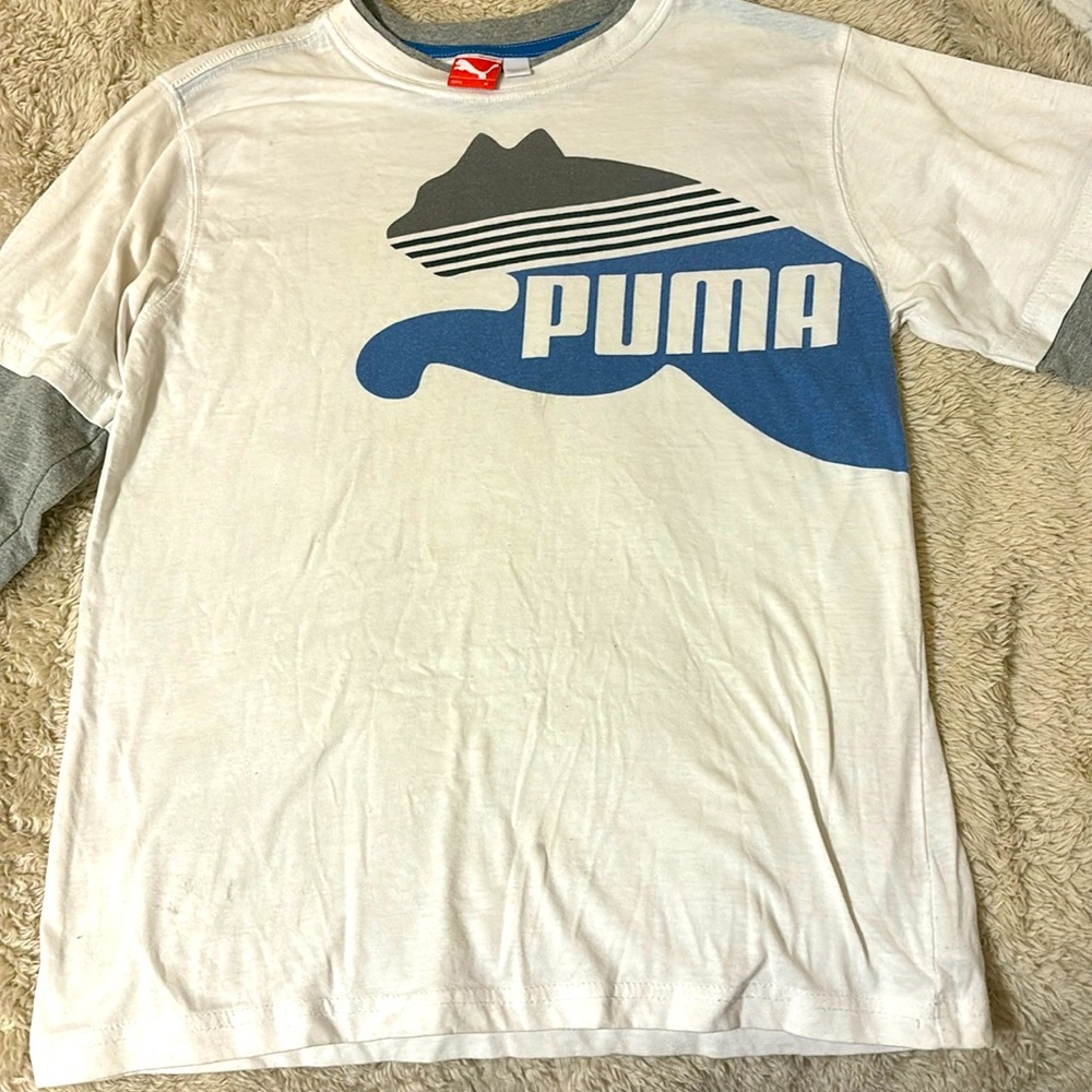 Puma long sleeve boys size M fit 8-10